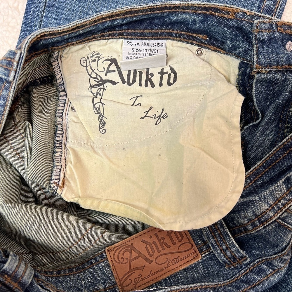Adiktd Women's Denim Bootcut Lowrise Women's Jeans Size: 10/31 - Picture 11 of 11